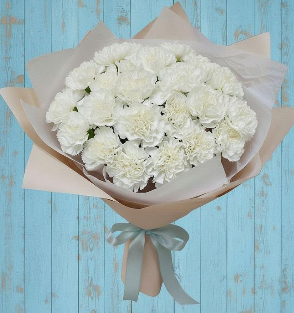 Букет цветов из: Гвоздики в Карабаново