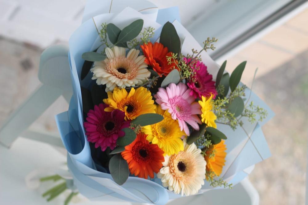 Букет цветов из: Герберы в Карабаново