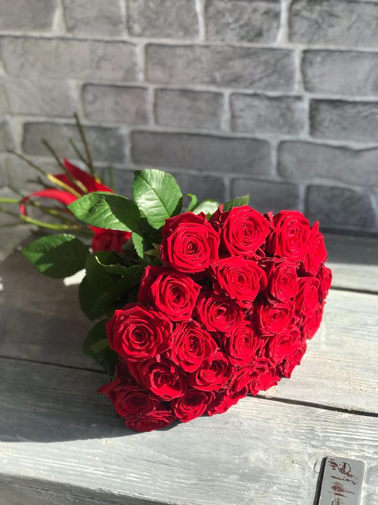 Букет Красные розы Фридом в Карабаново