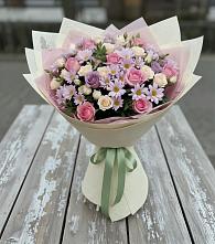 Букет цветов из:  Розы и Хризантемы #REPLACE_PRED# Карабаново