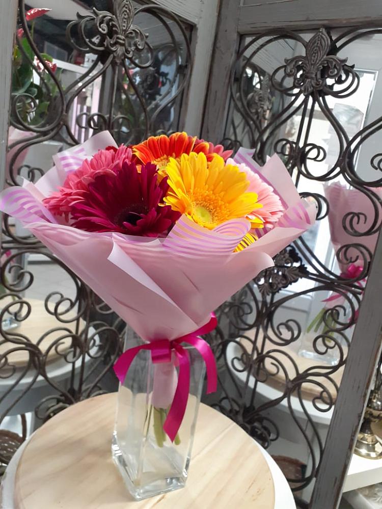 Букет цветов из: Герберы в Карабаново