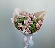 Букет цветов из:  Розы и Хризантемы #REPLACE_PRED# Карабаново