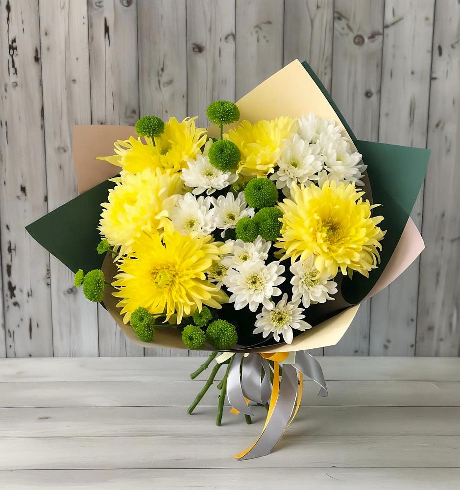Букет цветов из: Хризантемы в Карабаново