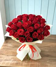 Букет 29 Красных роз в Карабаново
