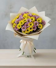 Букет цветов из:  Хризантемы в Карабаново