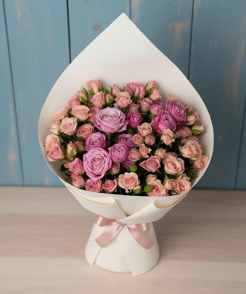 Букет цветов из: Розы в Карабаново