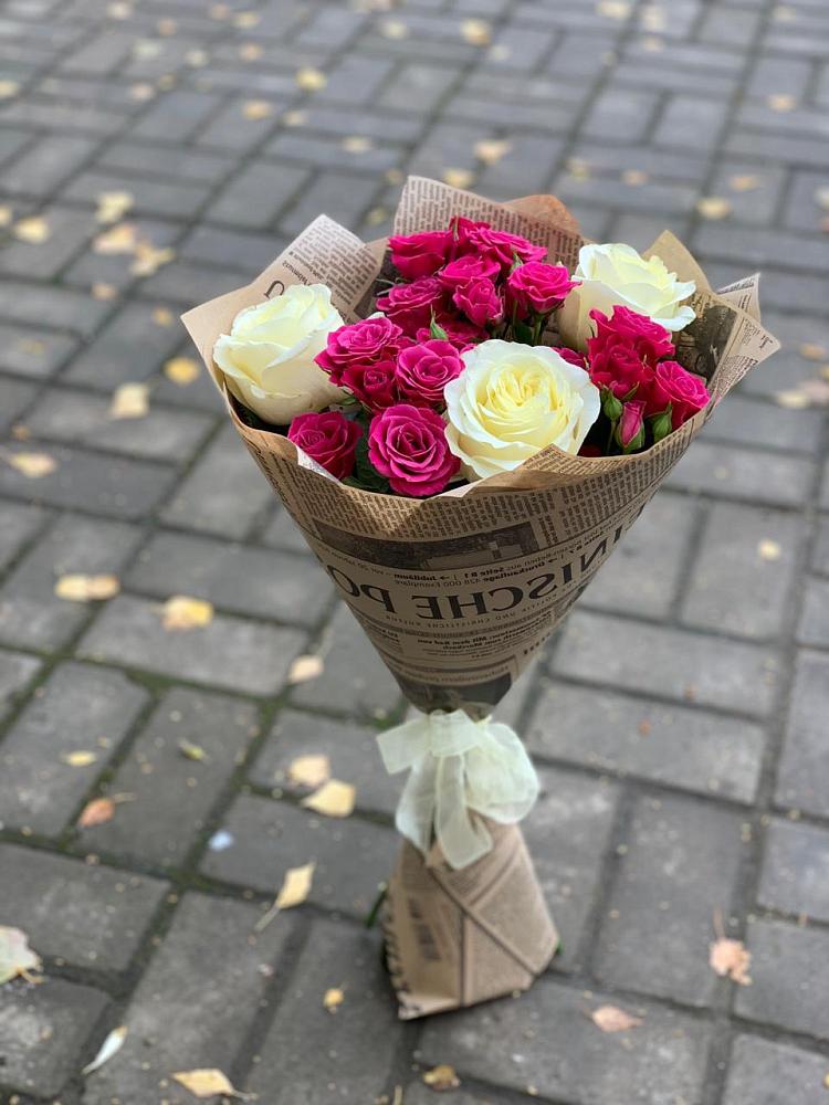 Букет цветов из: Розы в Карабаново