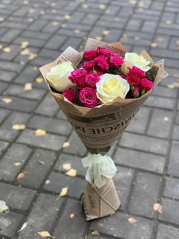 Букет цветов из: Розы в Карабаново